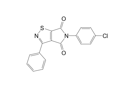 4H-Pyrrolo[3,4-d]isothiazole-4,6(5H)-dione, 5-(4-chlorophenyl)-3-phenyl-