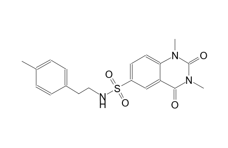 1,3-dimethyl-N-[2-(4-methylphenyl)ethyl]-2,4-dioxo-1,2,3,4-tetrahydro-6-quinazolinesulfonamide