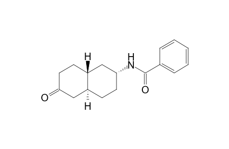 N-[(2R,4aS,8aR)-6-ketodecalin-2-yl]benzamide