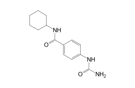 4-(carbamoylamino)-N-cyclohexylbenzamide