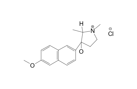 (2R,3S/2S,3R)-1,2-DIMETHYL-3-[2-(6-METHOXY-NAPHTHYL)]-3-HYDROXYPYRROLIDINE-HYDROCHLORIDE