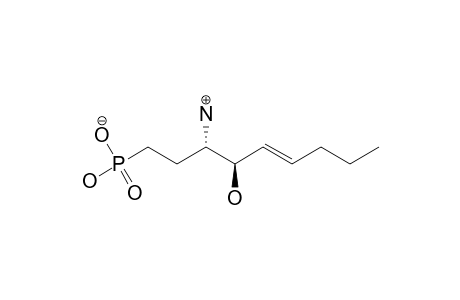 (3S,4R,5E)-(3-AMINO-4-HYDROXYNON-5-EN-1-YL)-PHOSPHONIC-ACID