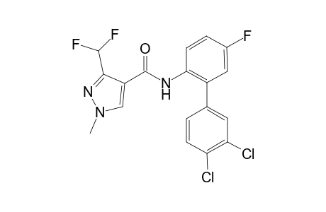 3-Difluoromethyl-1-methyl-1H-pyrazol-4-carbonyl-(3',4'-dichloro-5-fluorobiphenyl-2-yl)-amide