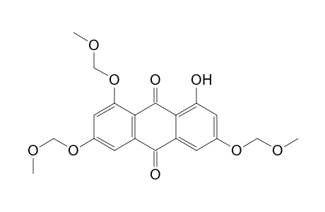 9,10-Anthracenedione, 1-hydroxy-3,6,8-tris(methoxymethoxy)-