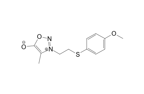 3-[2-(4-Methoxyphenylthio)ethyl]-4-methylsydnone