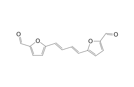 5-[(1E,3E)-4-(5-formyl-2-furanyl)buta-1,3-dienyl]-2-furancarboxaldehyde