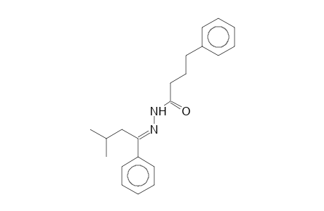 N-[(E)-(3-methyl-1-phenyl-butylidene)amino]-4-phenyl-butanamide