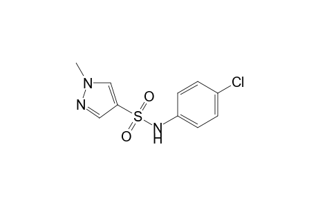 1H-Pyrazole-4-sulfonamide, N-(4-chlorophenyl)-1-methyl-
