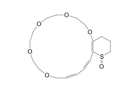 2H,18H-5,8,11,14,17,1-Benzopentaoxathiacycloeicosin, 3,4,6,7,9,10,12,13,15,16-decahydro-, 1-oxide