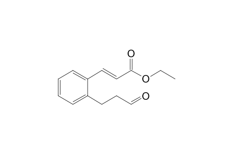 Ethyl (E)-3-[2-(3-oxopropyl)phenyl]prop-2-enoate