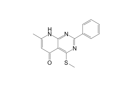 7-Methyl-4-(methylthio)-2-phenyl-8H-pyrido[2,3-d]pyrimidin-5-one