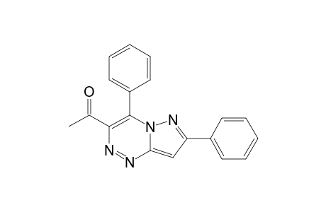3-ACETYL-4,7-DIPHENYLPYRAZOLO-[5,1-C]-[1,2,4]-TRIAZINE