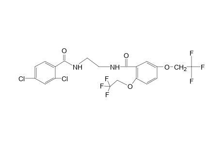 2,5-BIS(2,2,2-TRIFLUOROETHOXY)-2',4'-DICHLORO-N,N'-ETHYLENEBISBENZAMIDE