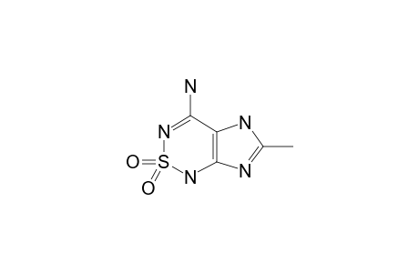 4-AMINO-6-METHYL-1H,5H-IMIDAZO-[4,5-C]-1,2,6-THIADIAZINE-2,2-DIOXIDE