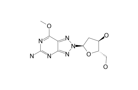 5-AMINO-2-(2-DEOXY-ALPHA-D-ERYTHRO-PENTOFURANOSYL)-7-METHOXY-2H-1,2,3-TRIAZOLO-[4,5-D]-PYRIMIDINE