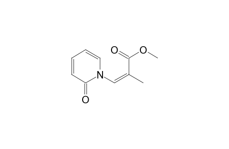 2-Propenoic acid, 2-methyl-3-(2-oxo-1(2H)-pyridinyl)-, methyl ester, (Z)-