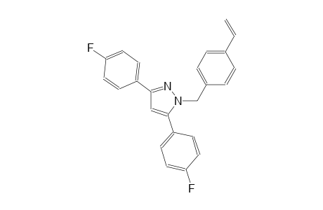 3,5-bis(4-fluorophenyl)-1-(4-vinylbenzyl)-1H-pyrazole