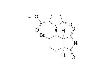 (S)-Methyl-1-((3aS,4S,7aS)-5-bromo-2-methyl-1,3-dioxo-2,3,3a,4,7,7a-hexahydro-1H-isoindol-4-yl)-5-oxopyrrolidine-2-carboxylate