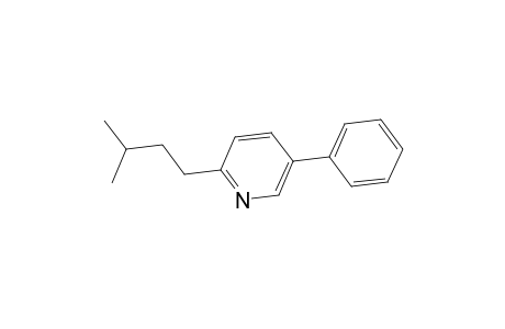 2-(3-Methylbutyl)-5-phenylpyridine