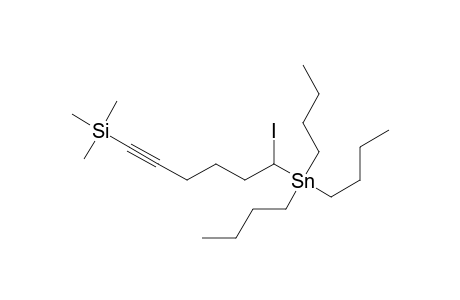 (6-iodanyl-6-tributylstannyl-hex-1-ynyl)-trimethyl-silane