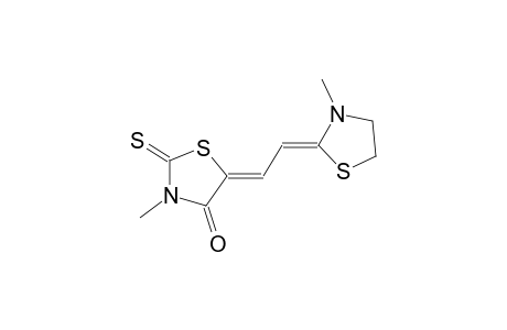 4-thiazolidinone, 3-methyl-5-[(2Z)-2-(3-methyl-2-thiazolidinylidene)ethylidene]-2-thioxo-, (5Z)-