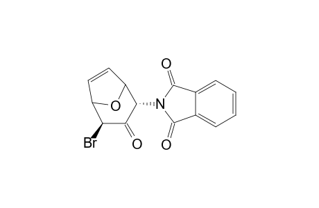 2.beta.-Bromo-4.alpha.-phthalimido-8-oxabicyclo[3.2.1]oct-6-en-3-one