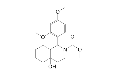 methyl 1-(2,4-dimethoxyphenyl)-4a-hydroxyoctahydro-2(1H)-isoquinolinecarboxylate