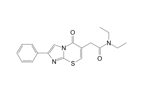 N,N-Diethyl-2-(5-oxo-2-phenyl-5H-imidazo[2,1-b][1,3]thiazin-6-yl)acetamide