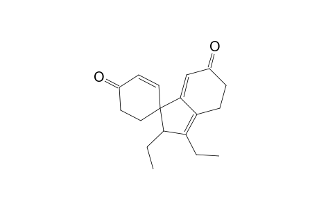 Spiro[2-cyclohexene-1,1'-[1H]indene]-4,6'(2'H)-dione, 2',3'-diethyl-4',5'-dihydro-