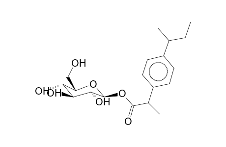 1-O-(2-(4-sec-Butyl-phenyl)-propionyl)-b-d-glucopyranose