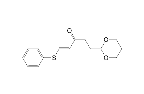 (E)-5-(1,3-dioxan-2-yl)-1-(phenylthio)-1-penten-3-one
