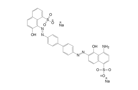 1-Naphthalenesulfonic acid, 4-amino-5-hydroxy-6-[[4'-[(2-hydroxy-8-sulfo-1-naphthalenyl)azo][1,1'-biphenyl]-4-yl]azo]-, disodium salt
