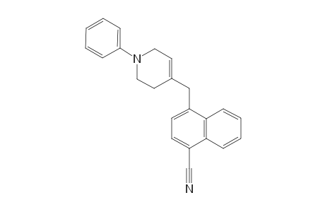 1-PHENYL-4-[(4-CYANO-1-NAPHTHYL)-METHYL]-1,2,3,6-TETRAHYDROPYRIDINE