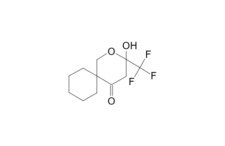 3-Hydroxy-3-trifluoromethyl-2-oxa-spiro[5.5]undecan-5-one