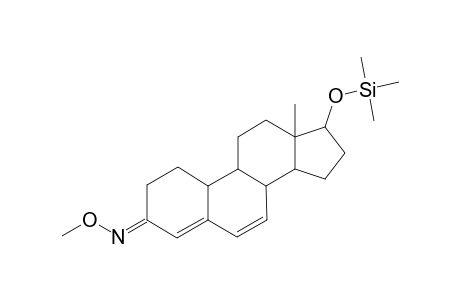 ESTRA-4,6-DIENE-17.BETA.-OL-3-ONE(3-O-METHYLOXIME-17.BETA.-TRIMETHYLSILYL ETHER)