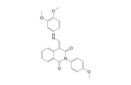 1,3(2H,4H)-isoquinolinedione, 4-[[(3,4-dimethoxyphenyl)amino]methylene]-2-(4-methoxyphenyl)-, (4E)-