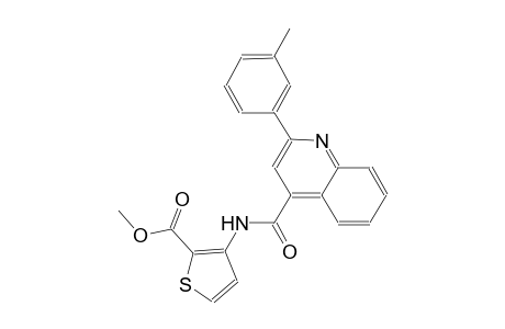methyl 3-({[2-(3-methylphenyl)-4-quinolinyl]carbonyl}amino)-2-thiophenecarboxylate