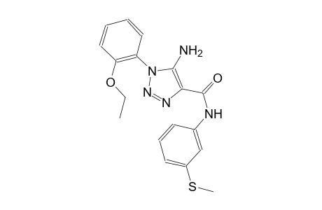 1H-1,2,3-triazole-4-carboxamide, 5-amino-1-(2-ethoxyphenyl)-N-[3-(methylthio)phenyl]-