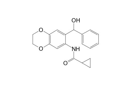 Cyclopropanecarboxamide, N-[2,3-dihydro-7-(hydroxyphenylmethyl)-1,4-benzodioxin-6-yl]-