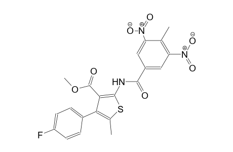 methyl 4-(4-fluorophenyl)-5-methyl-2-[(4-methyl-3,5-dinitrobenzoyl)amino]-3-thiophenecarboxylate
