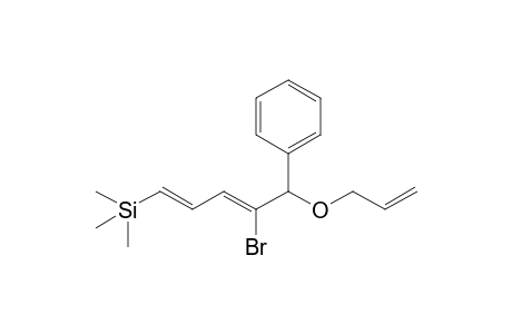 (6Z,8E)-6-Bromo-5-phenyl-9-(trimethylsilyl)-4-oxanona-1,6,8-triene