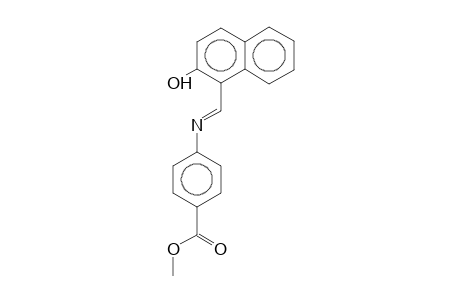 Methyl 4-([(E)-(2-hydroxy-1-naphthyl)methylidene]amino)benzoate
