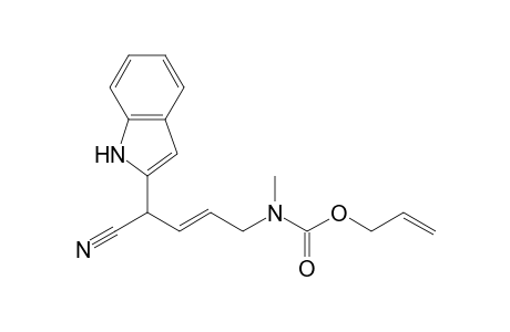 Allyl N-[4-cyano-4-(indol-2-yl)but-2-enyl]-N-methylcarbamate