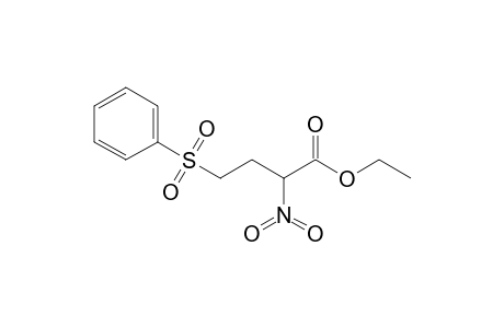 Ethyl 4-(phenylsulfonyl)-2-nitrobutanoate