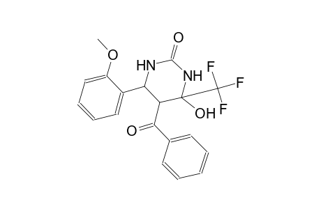 2(1H)-pyrimidinone, 5-benzoyltetrahydro-4-hydroxy-6-(2-methoxyphenyl)-4-(trifluoromethyl)-