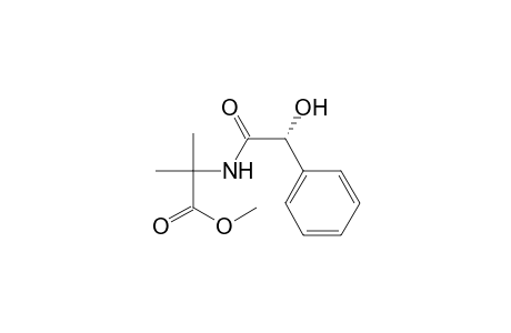 Alanine, N-(hydroxyphenylacetyl)-2-methyl-, methyl ester, (R)-