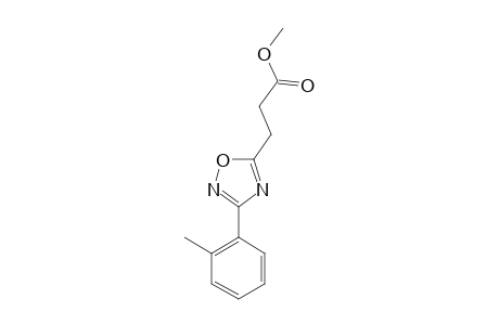 METHYL-3-[3-(ORTHO-TOLYL)-1,2,4-OXADIAZOL-5-YL]-PROPIONATE