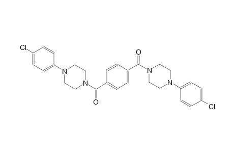 1-(4-chlorophenyl)-4-(4-{[4-(4-chlorophenyl)-1-piperazinyl]carbonyl}benzoyl)piperazine