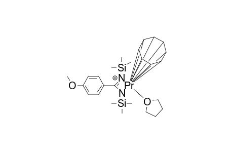 (Cyclooctatetraenyl)[4-methoxy- N,N'-bis(trimethylsilyl)benzamidinato](tetrahydrofuran)praseodymium (III)