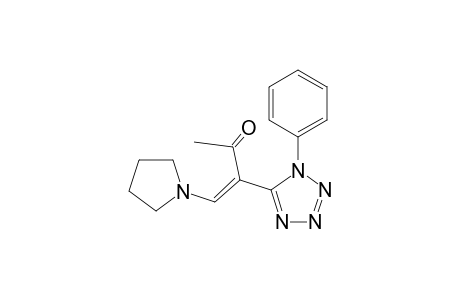 (Z)-3-(1-phenyl-1,2,3,4-tetrazol-5-yl)-4-pyrrolidin-1-yl-but-3-en-2-one